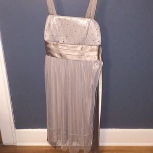 Dressbarn silver dress
